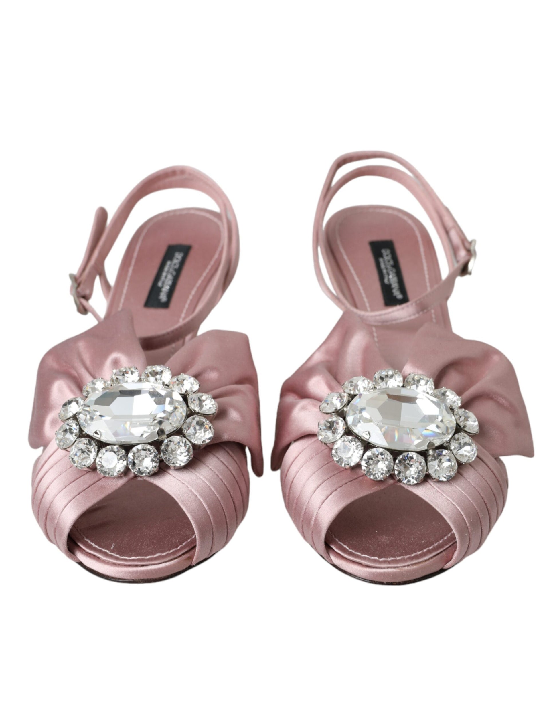 Rosa Keira Kristall Heels Sandalen Schuhe