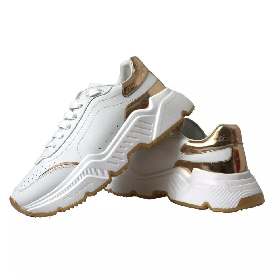 Weißgold Leder Herren Sneakers DAYMASTER Schuhe