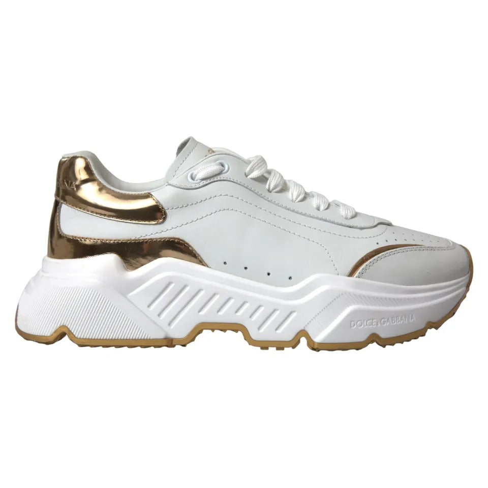 Weißgold Leder Herren Sneakers DAYMASTER Schuhe