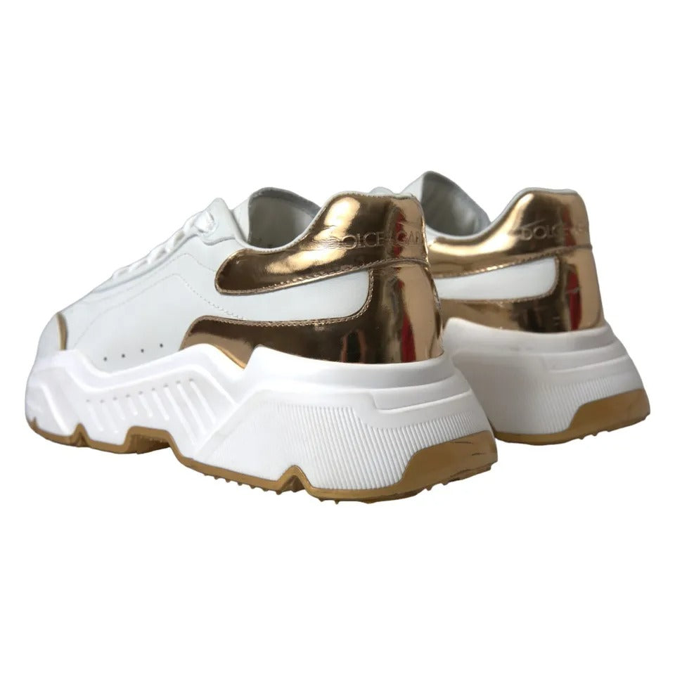 Weißgold Leder Herren Sneakers DAYMASTER Schuhe