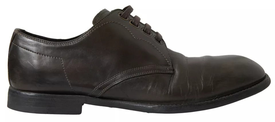 Grüne Herrenschuhe aus Leder für formelle Anlässe