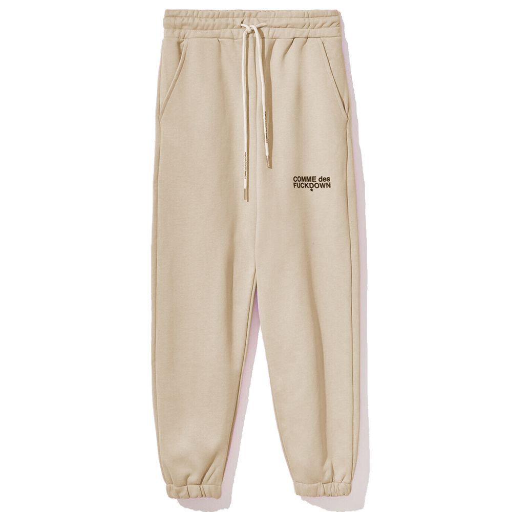 Beige Baumwolljeans &amp; Hose