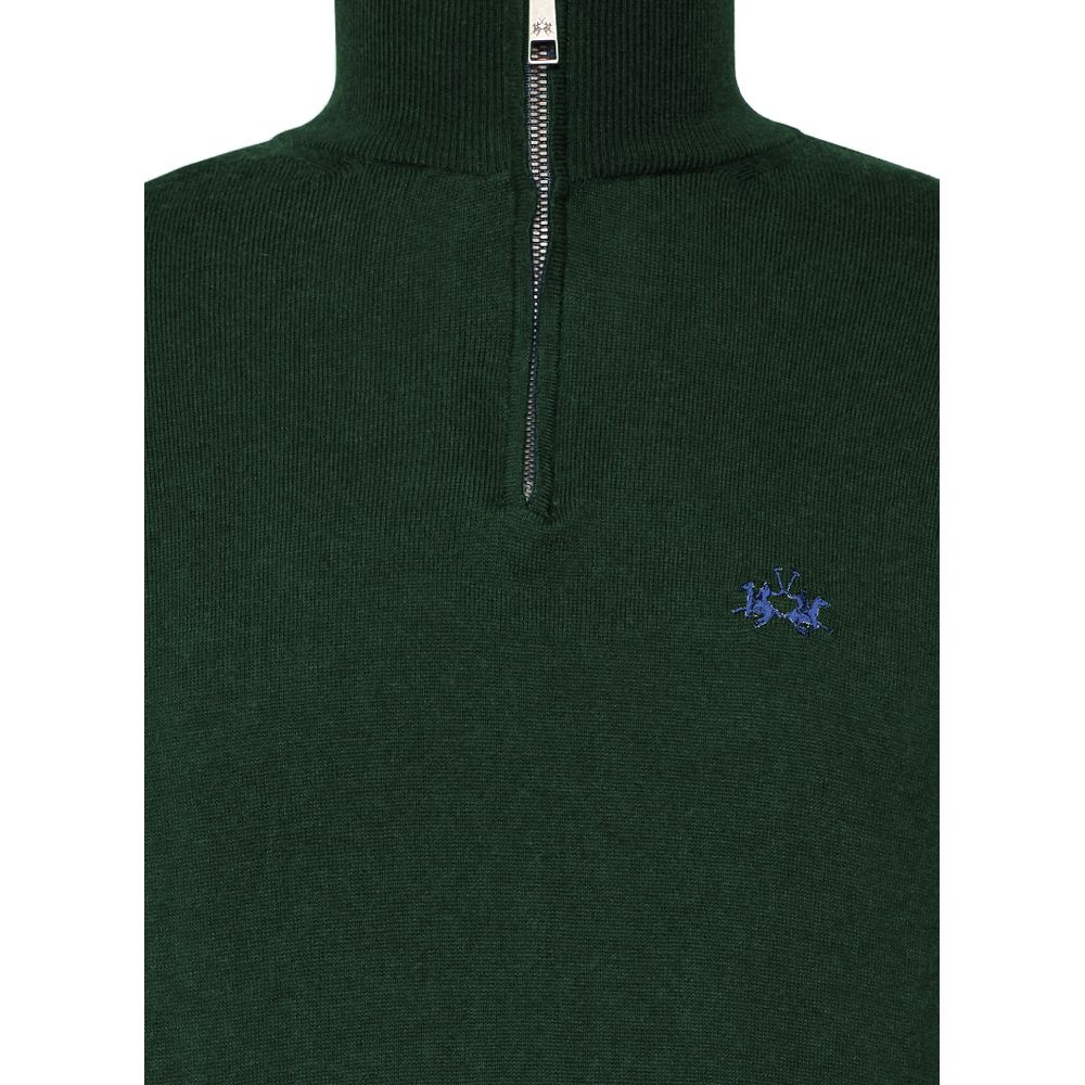 Grüner Wollpullover für Herren