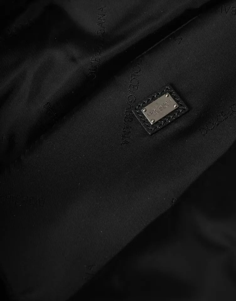 Blauer Nylon-Rucksack mit #DGFamily-Patch für Herren