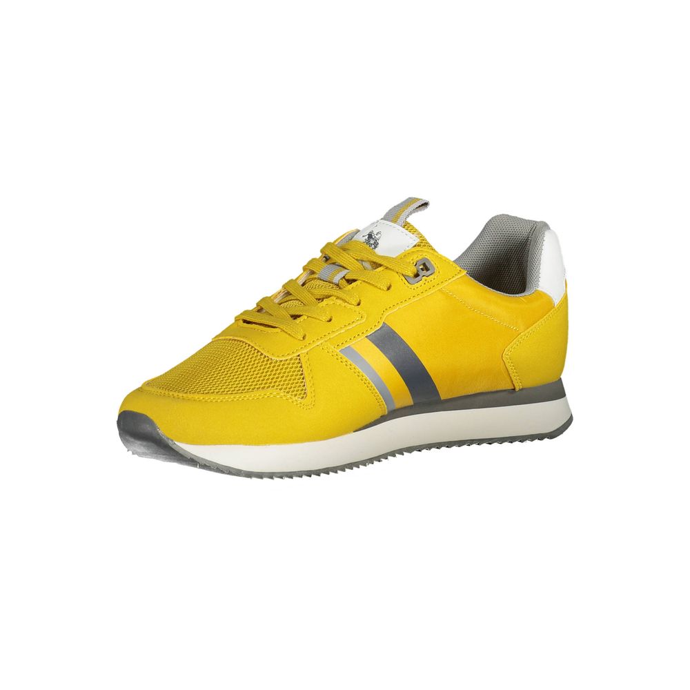 Gelbe Polyester Herren Sneaker