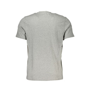 Graues Baumwoll-T-Shirt
