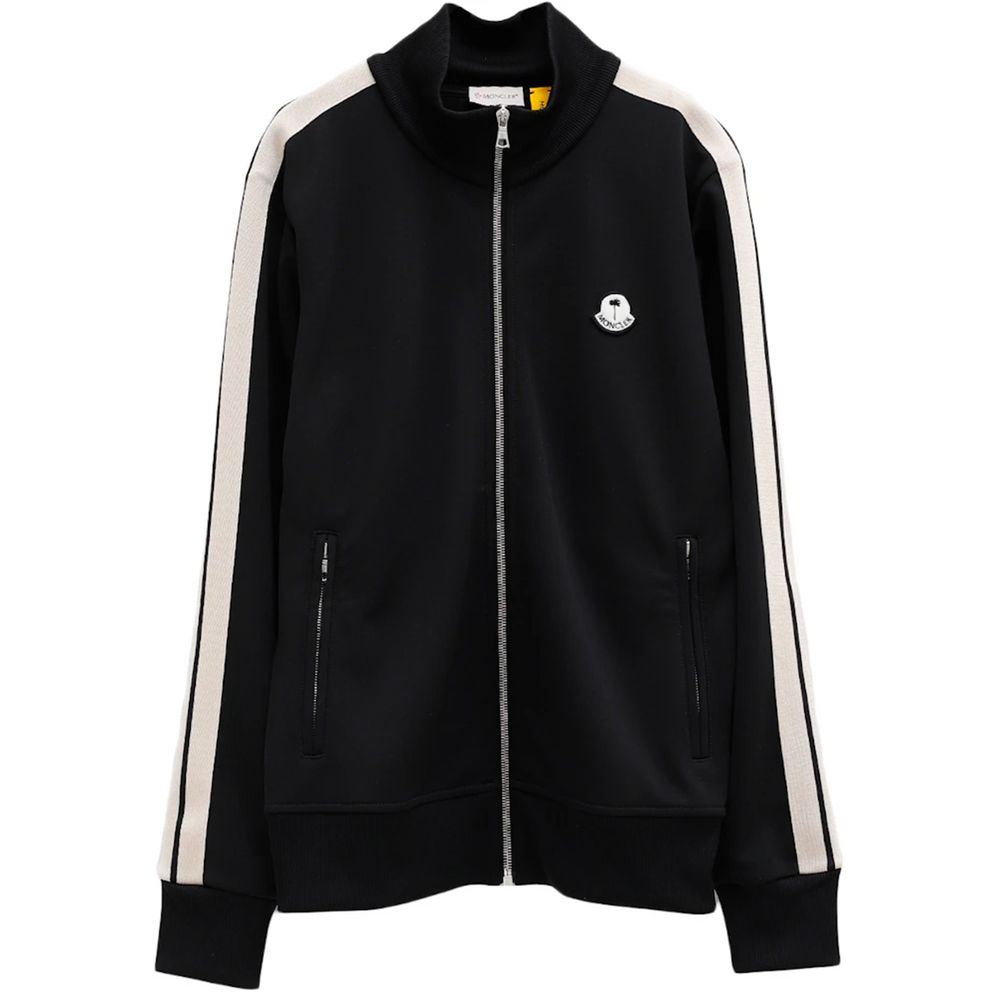 Schwarzer Polyesterpullover