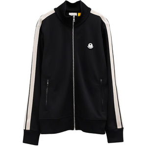 Schwarzer Polyesterpullover