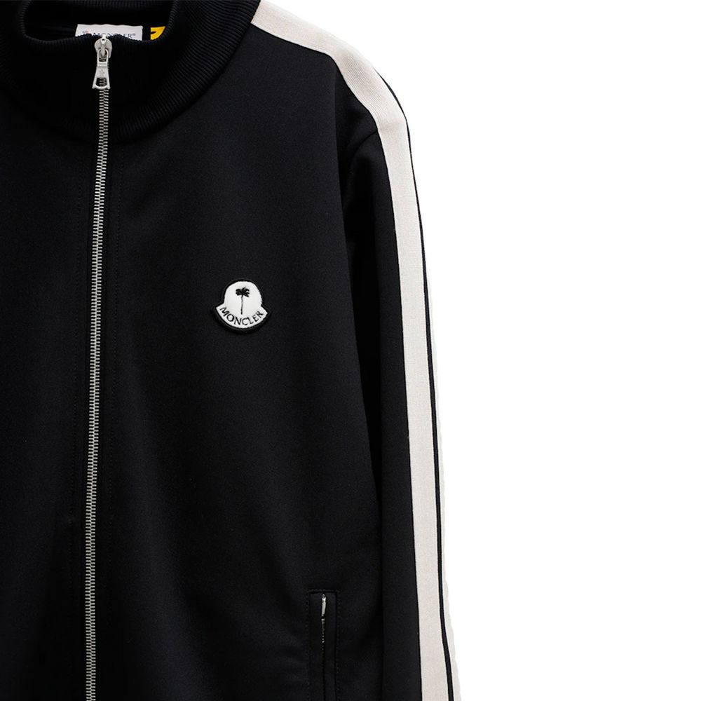 Schwarzer Polyesterpullover