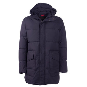 Blaue Polyester-Herrenjacke