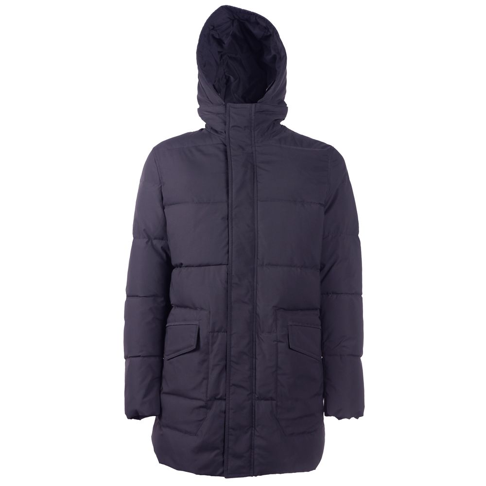 Blaue Polyester-Herrenjacke