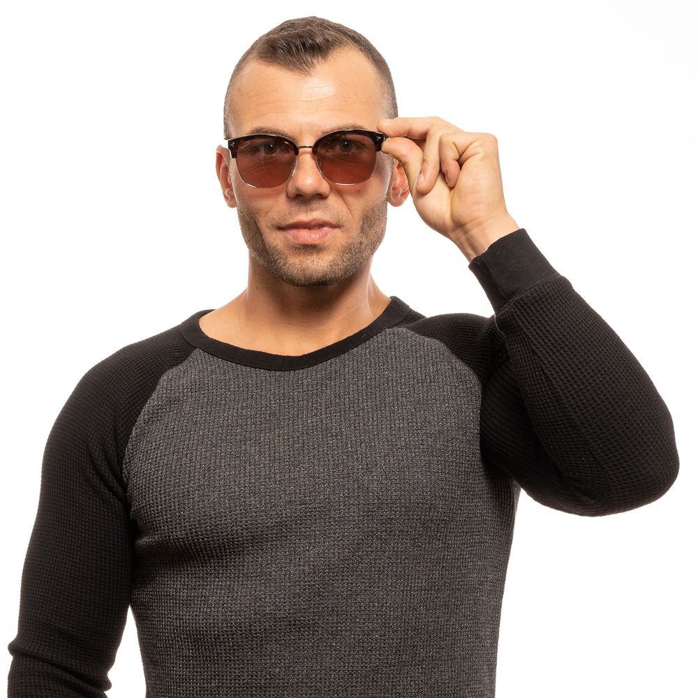 Braune Unisex-Sonnenbrille