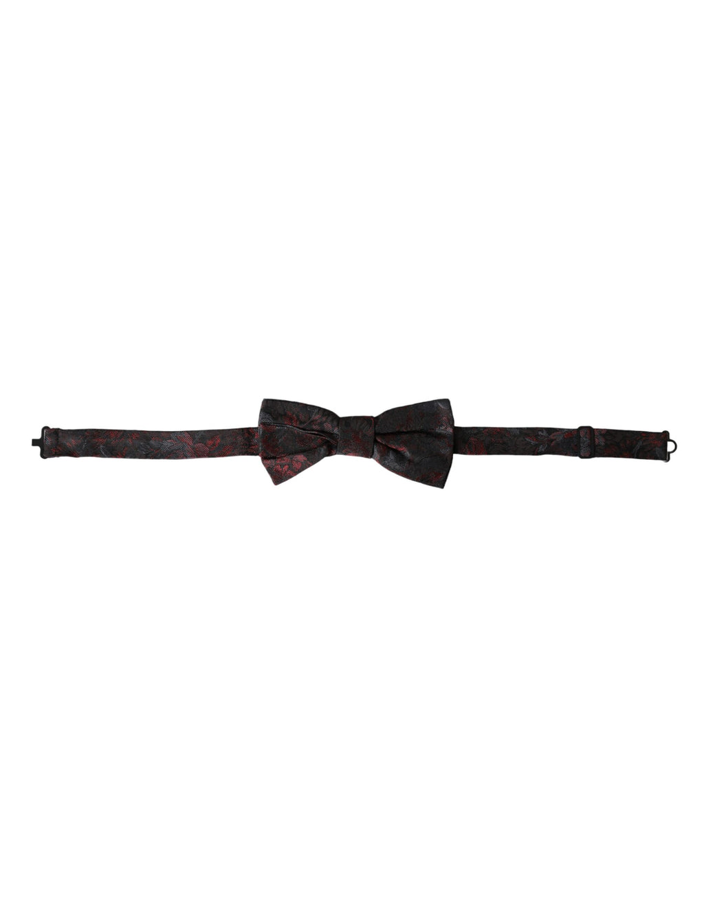 Rot-Schwarze Fliege mit Blumenmuster, verstellbarer Halsausschnitt