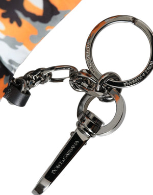 Schlüsselanhänger mit Tier-Silhouette, mehrfarbig, Camouflage