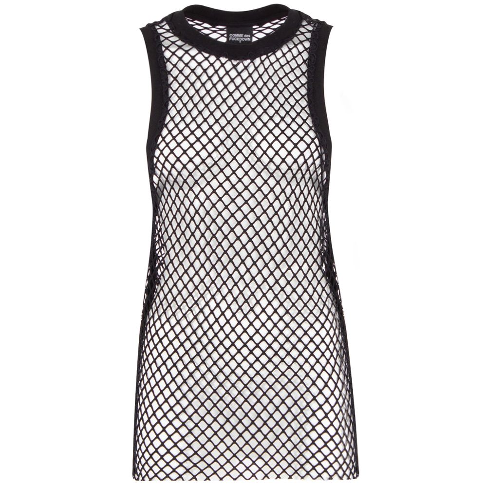 Schwarze Polyester-Oberteile und T-Shirts
