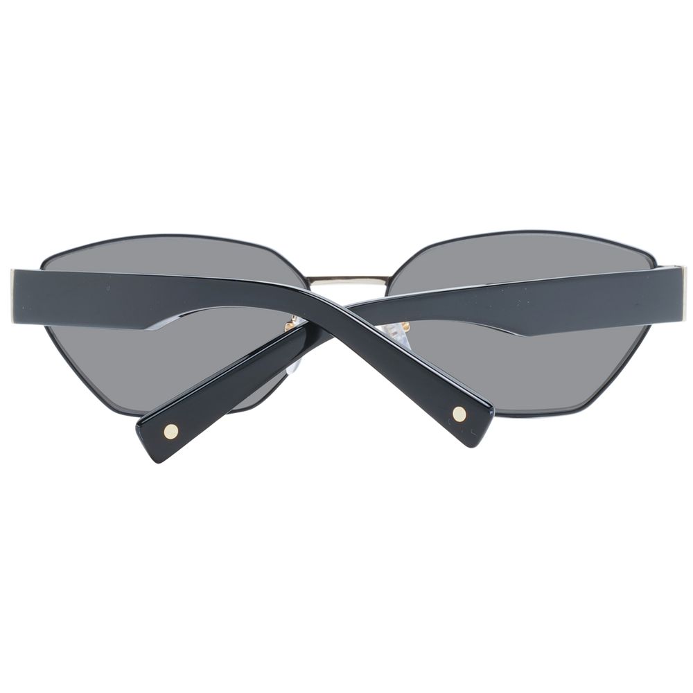 Schwarze Unisex-Sonnenbrille