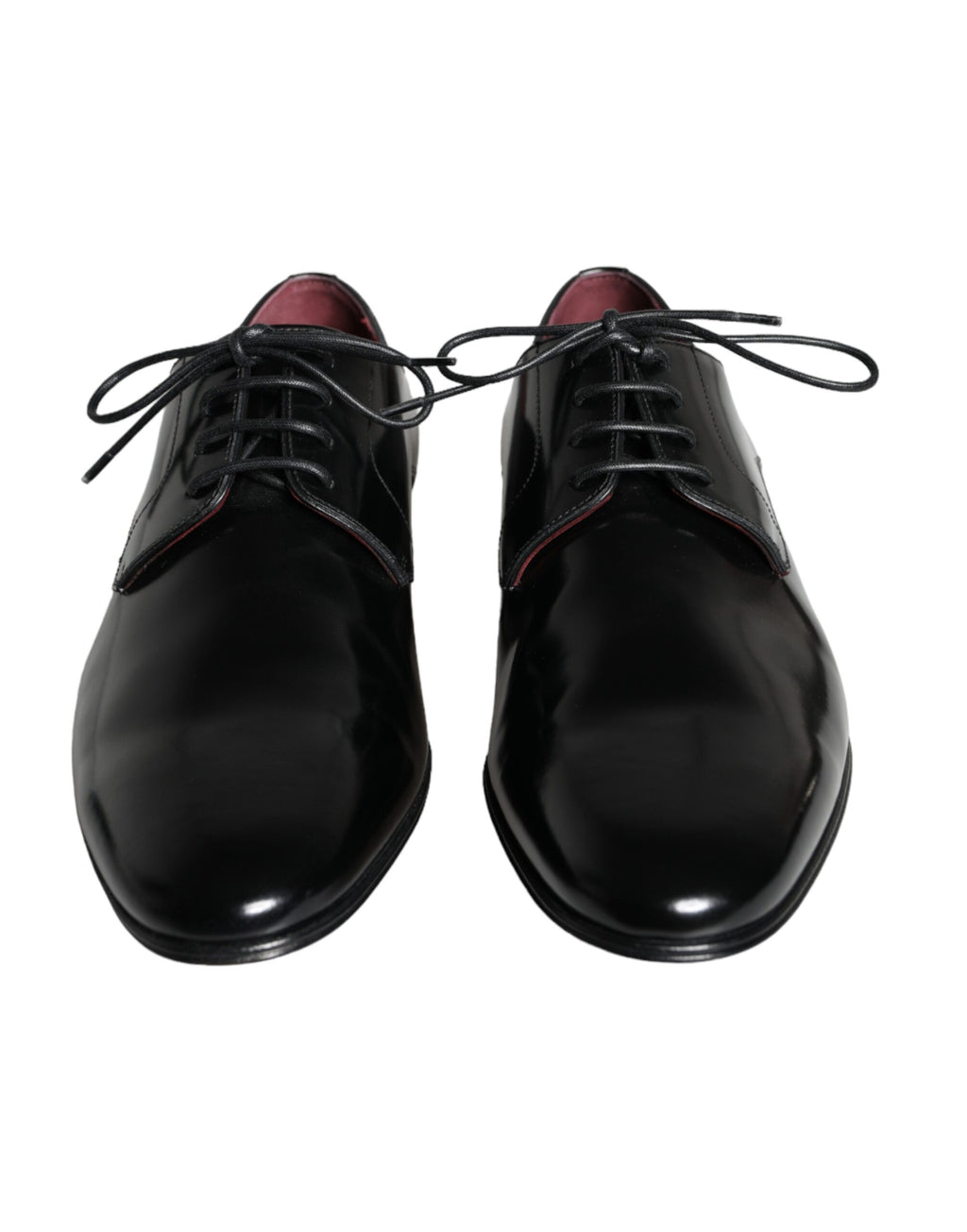 Schwarze Derby-Schuhe aus Kalbsleder für Herren