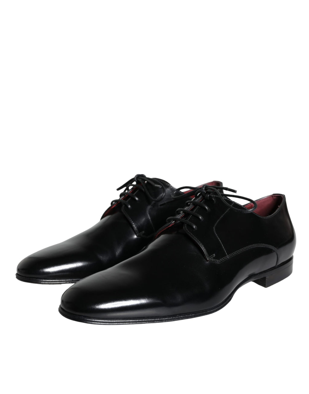Schwarze Derby-Schuhe aus Kalbsleder für Herren