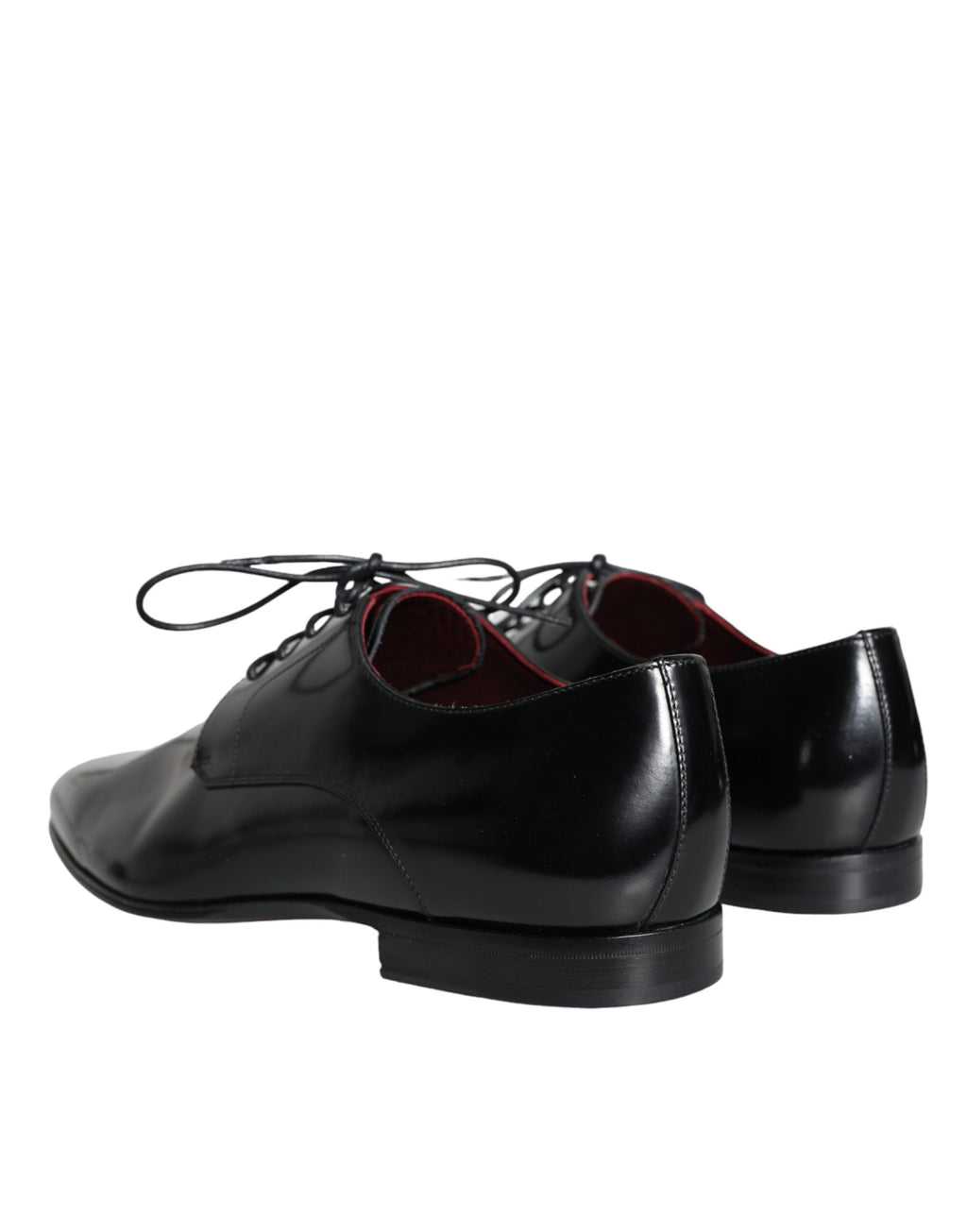 Schwarze Derby-Schuhe aus Kalbsleder für Herren