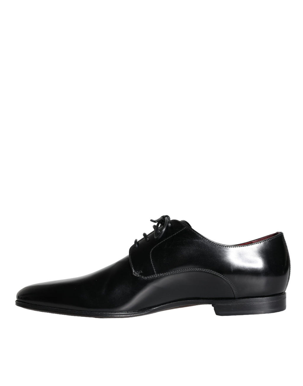 Schwarze Derby-Schuhe aus Kalbsleder für Herren