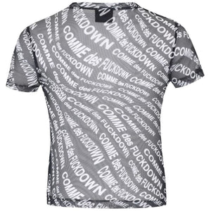 Schwarze Polyester-Oberteile und T-Shirts