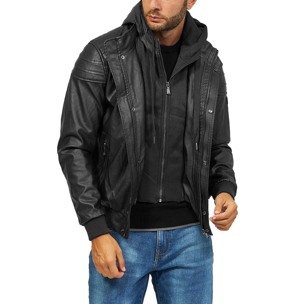 Schwarze Polyethylen-Jacke