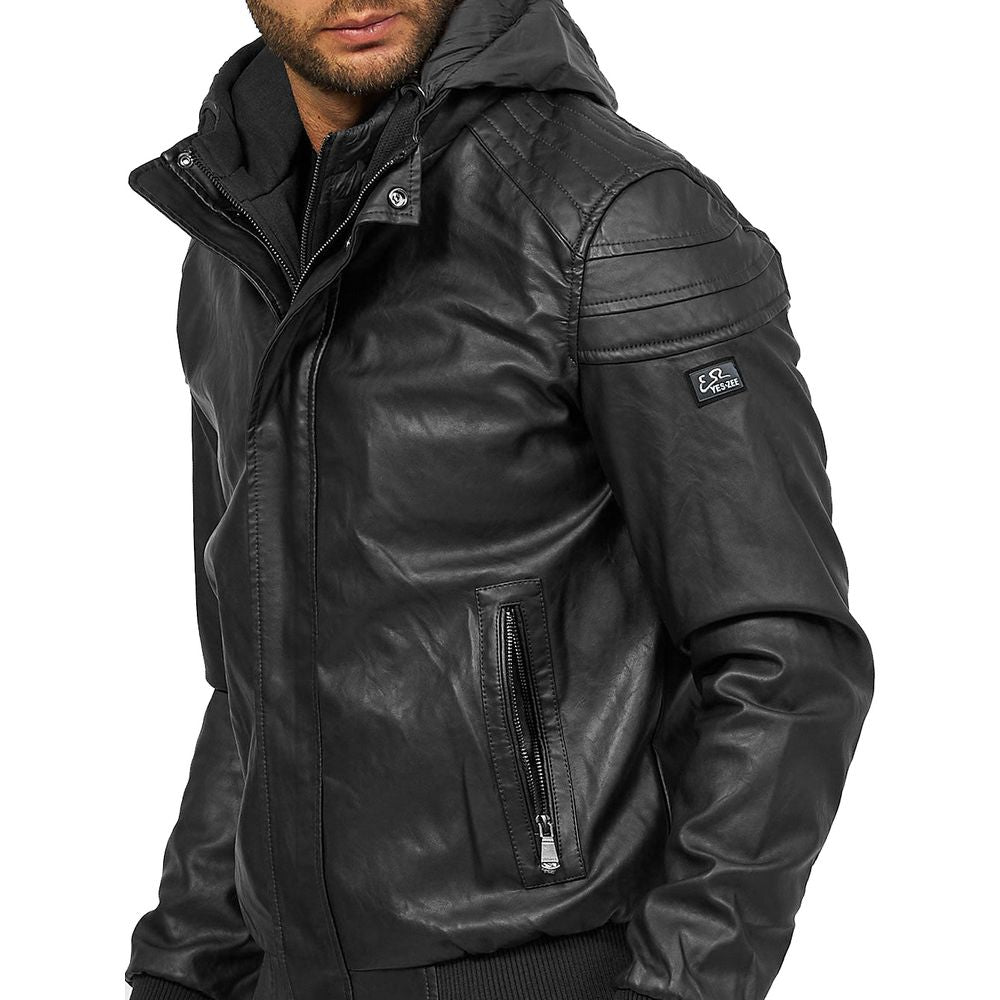 Schwarze Polyethylen-Jacke