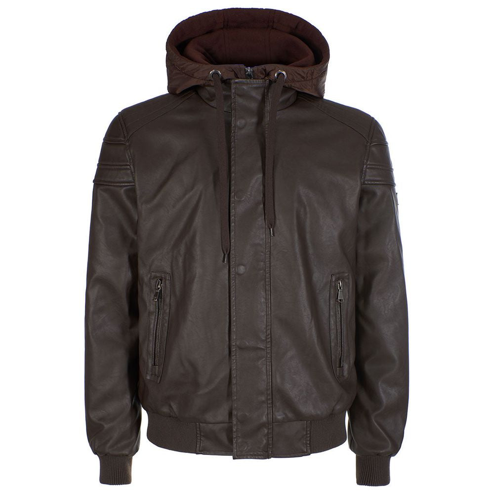 Braune Polyethylenjacke