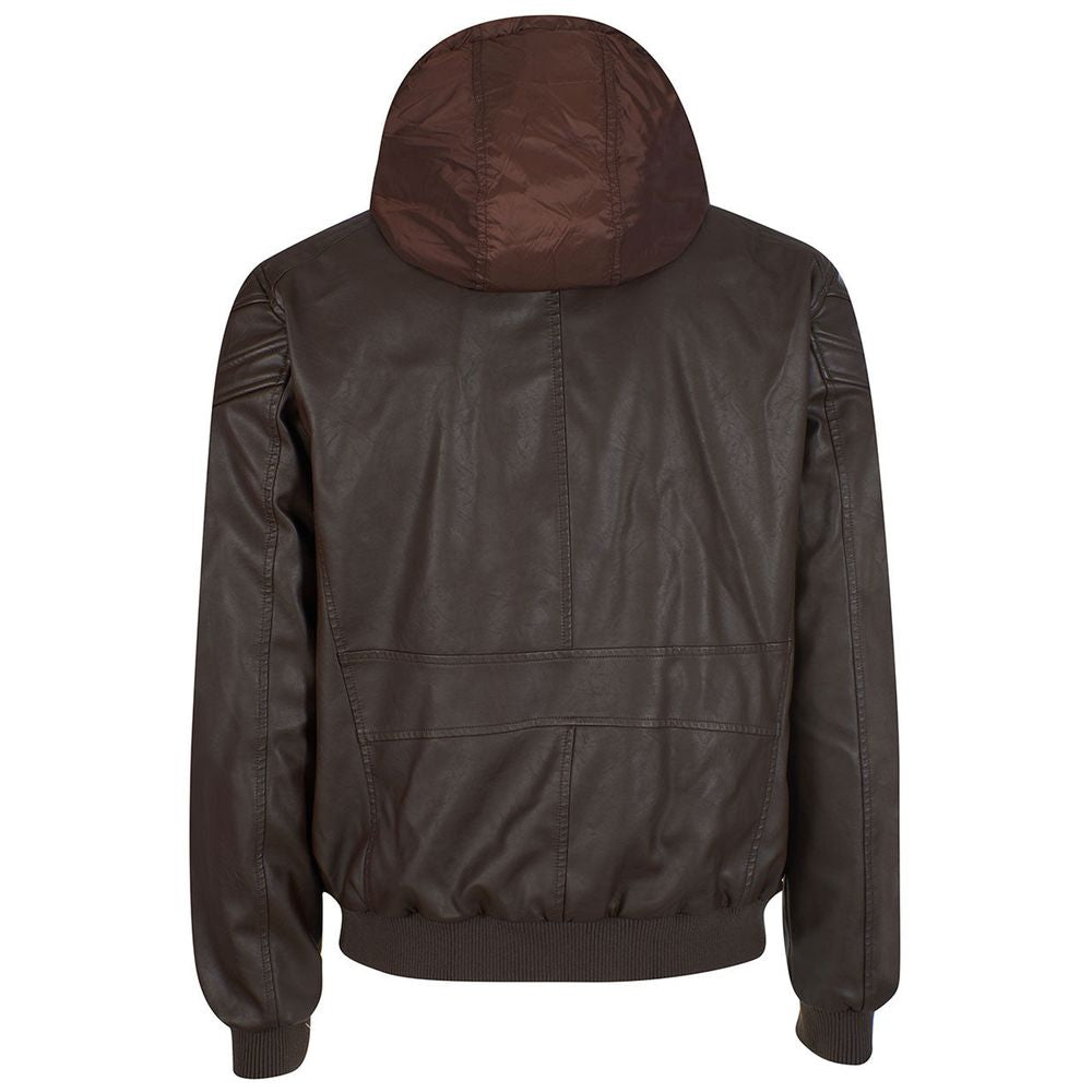 Braune Polyethylenjacke