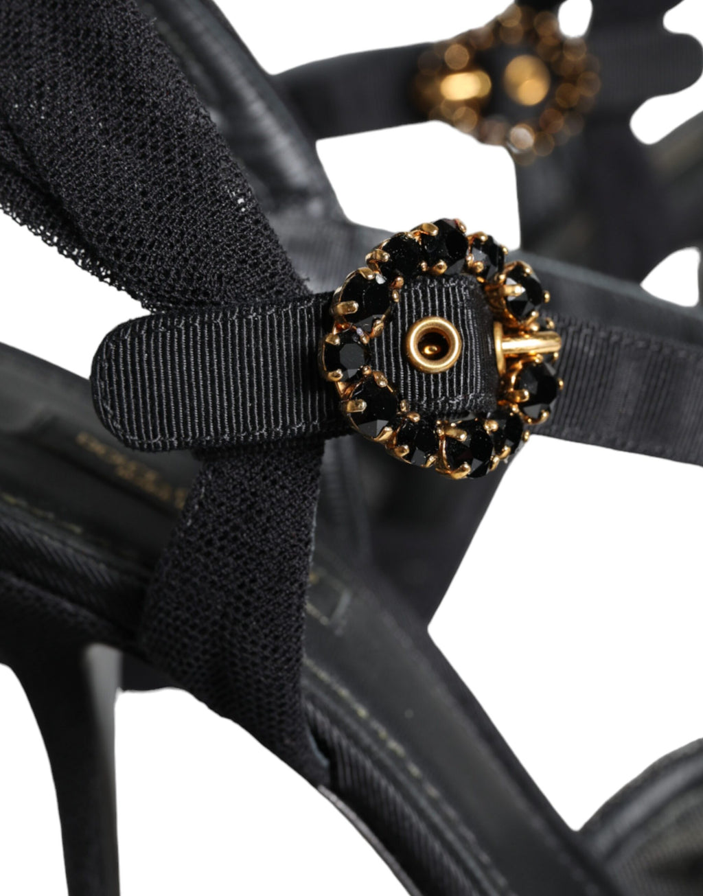 Schwarze KEIRA Heels Knöchelriemen Sandalen Schuhe