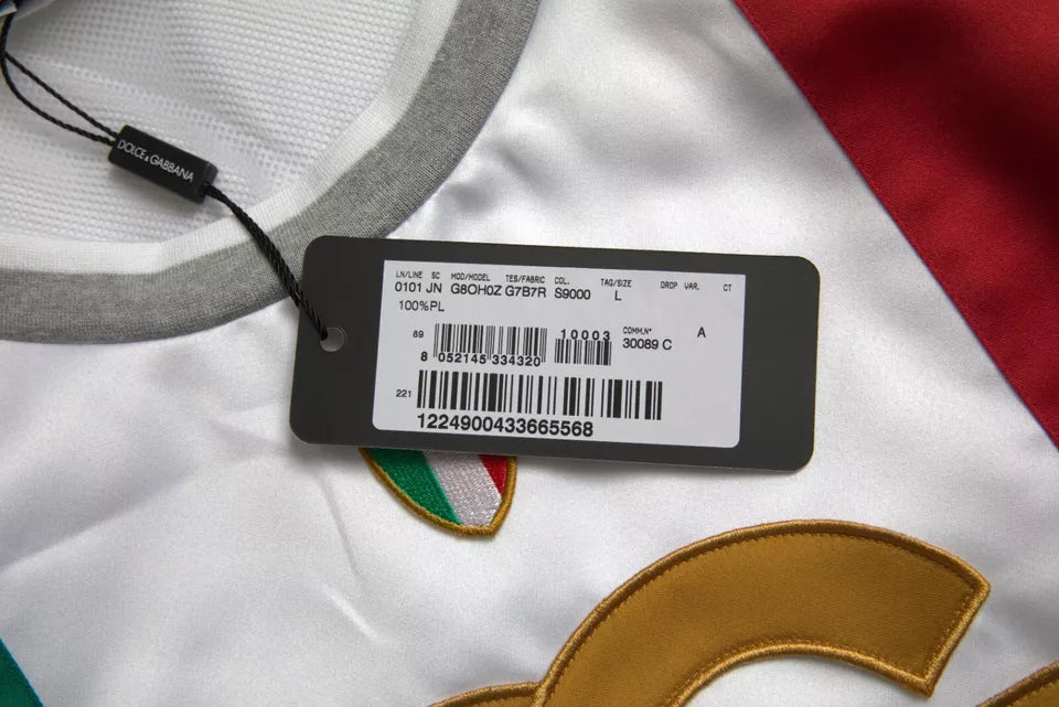 Weiß Grün Ärmelloses Top Italienische Flagge Korb T-shirt