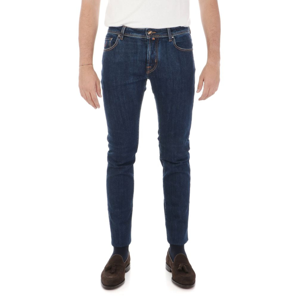 Blaue Jeans und Hose aus Baumwolle