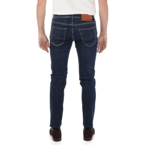 Blaue Jeans und Hose aus Baumwolle