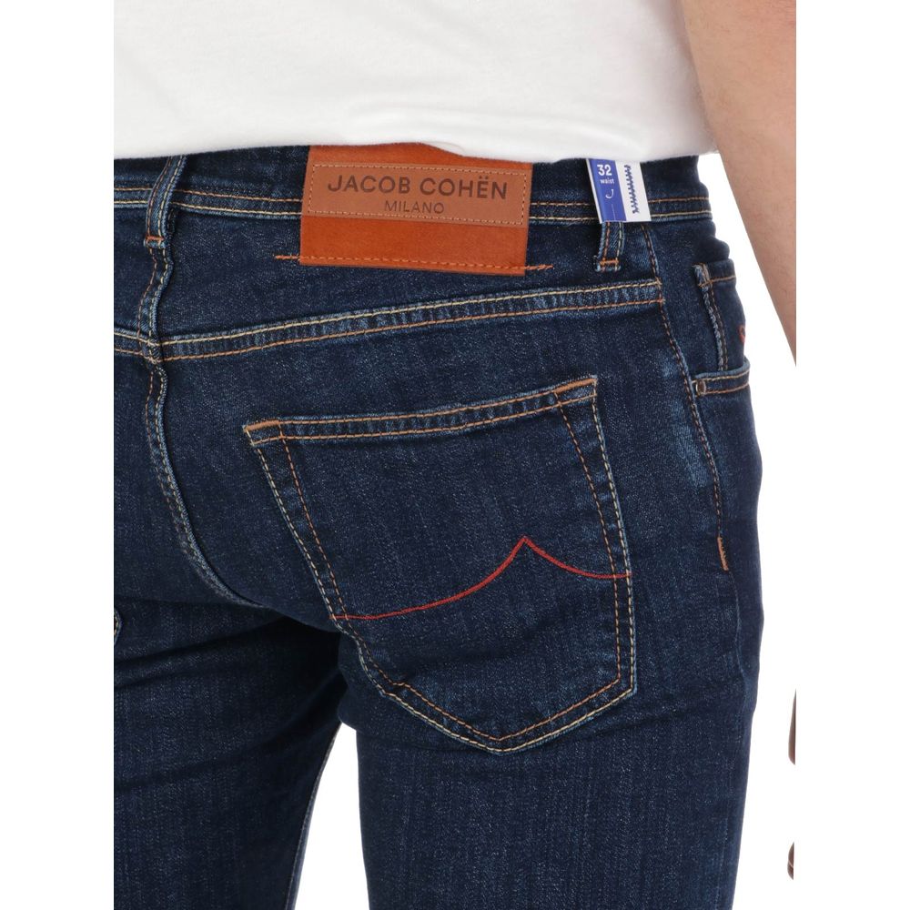 Blaue Jeans und Hose aus Baumwolle