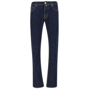 Blaue Jeans und Hose aus Baumwolle