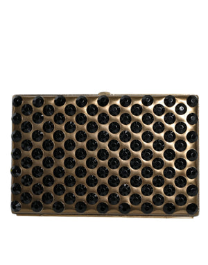 Gold Kristall Bifold Clutch Abend Party Damen Handtasche Tasche