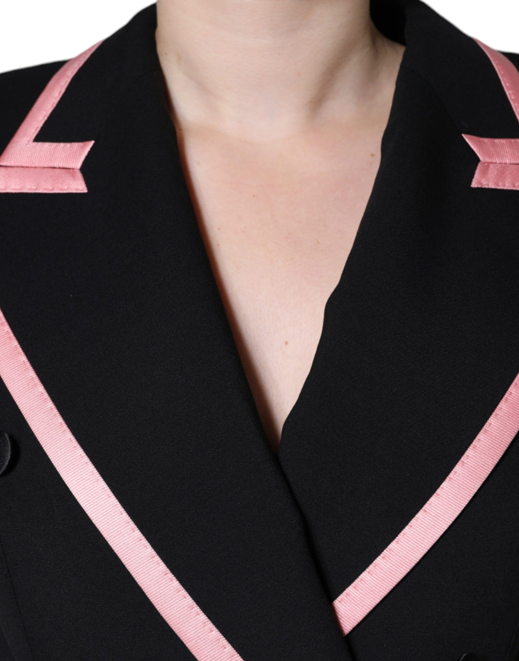 Schwarzes ärmelloses Jumpsuit-Kleid aus Wollmischung