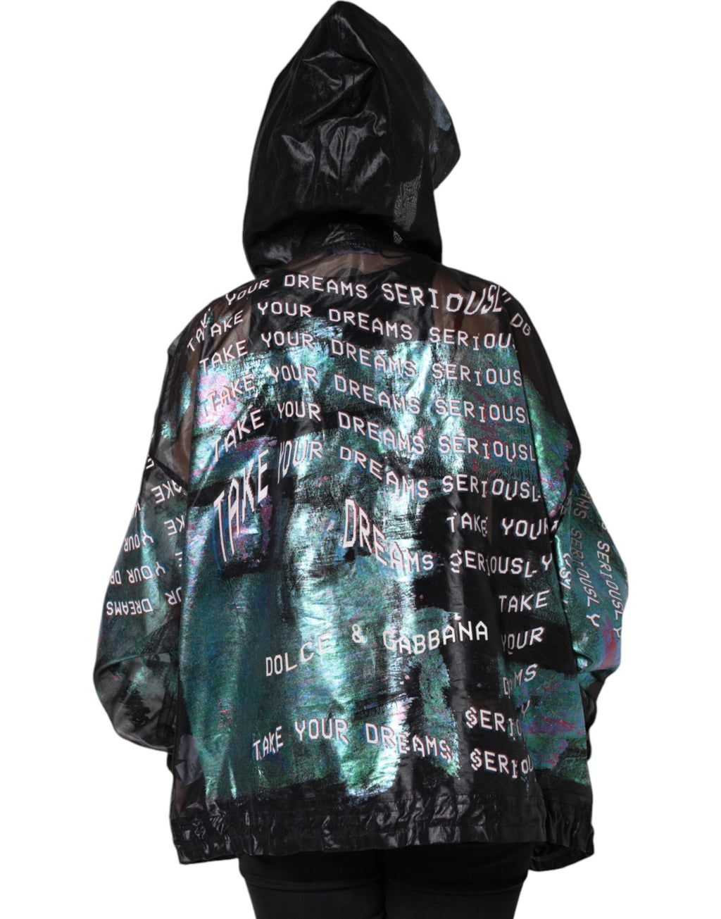 Sweatshirt mit Kapuze und mehrfarbigem Print