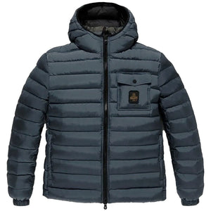 Blue Nylon Men's Jacket