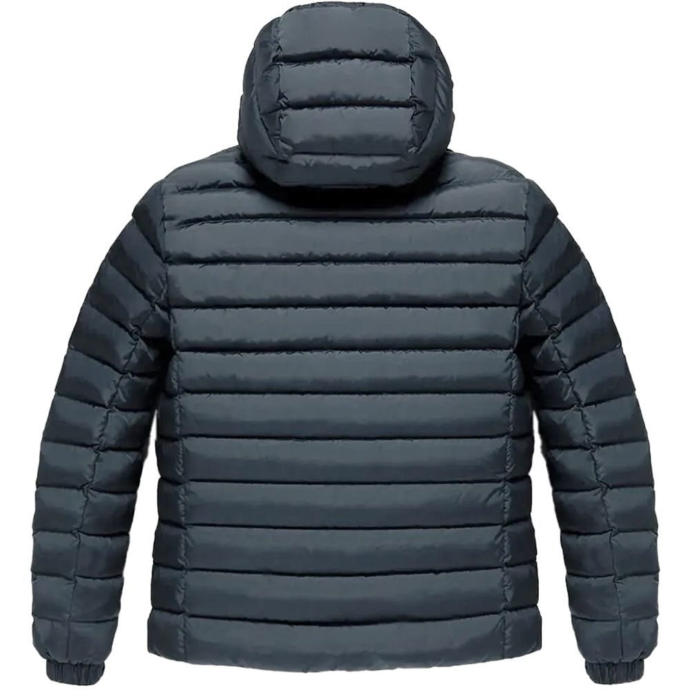 Blue Nylon Men's Jacket