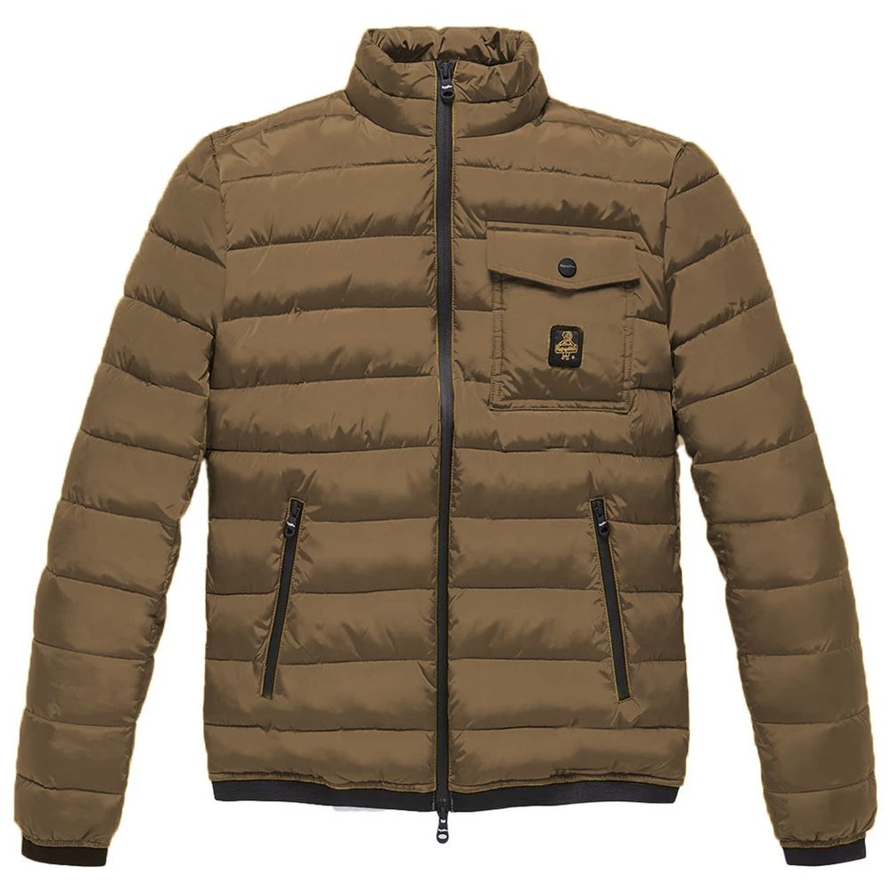 Braune Nylonjacke