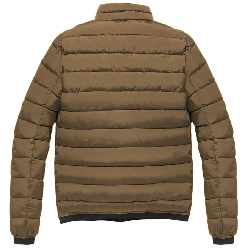Braune Nylonjacke