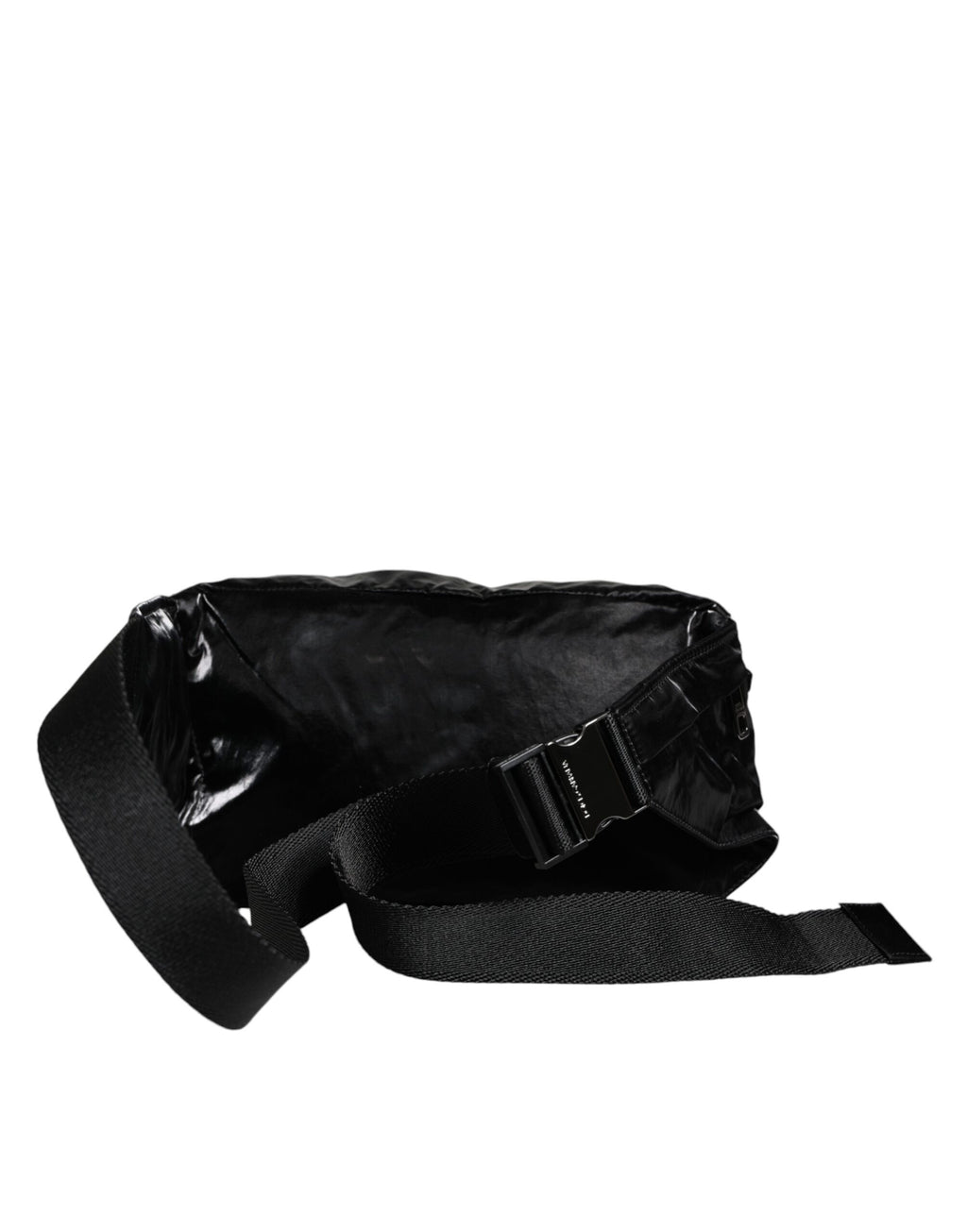 Gürteltasche aus schwarzem Nylongewebe