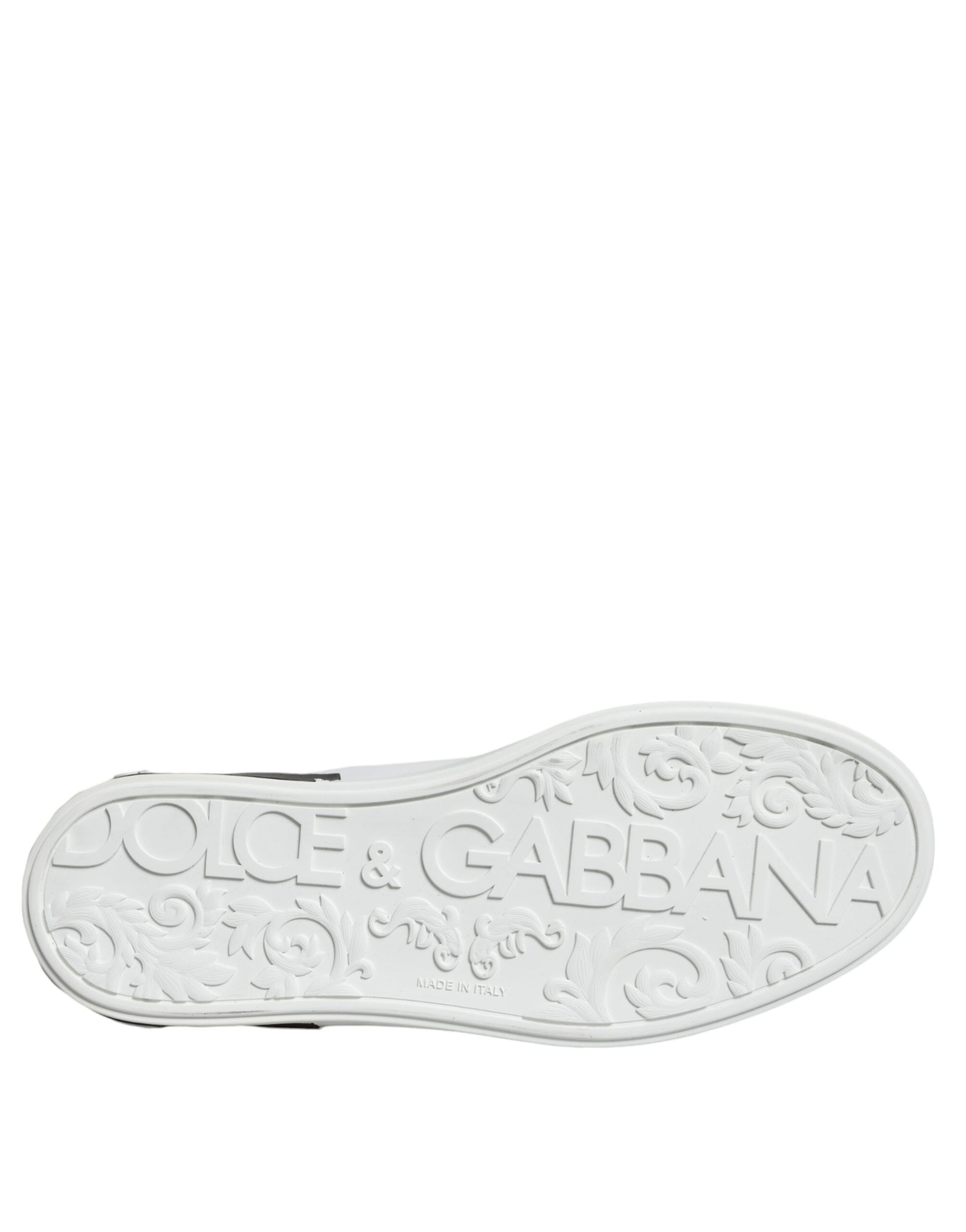 Portofino-Sneakers aus schwarzem Leder mit Logo