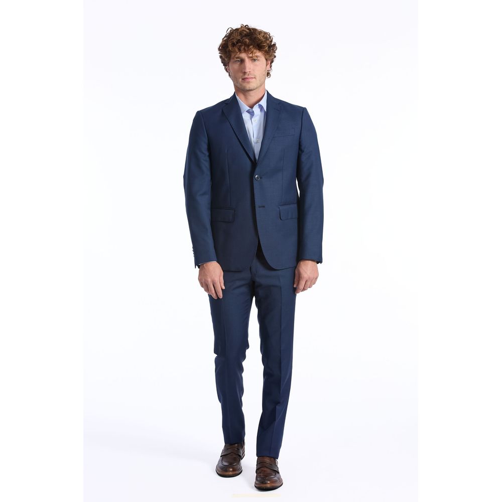 Blauer Wollblazer für Herren