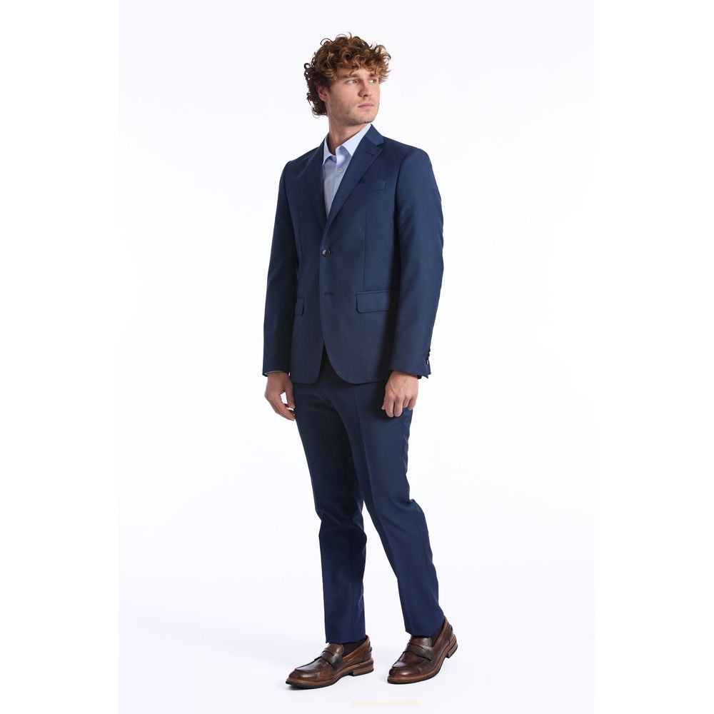 Blauer Wollblazer für Herren