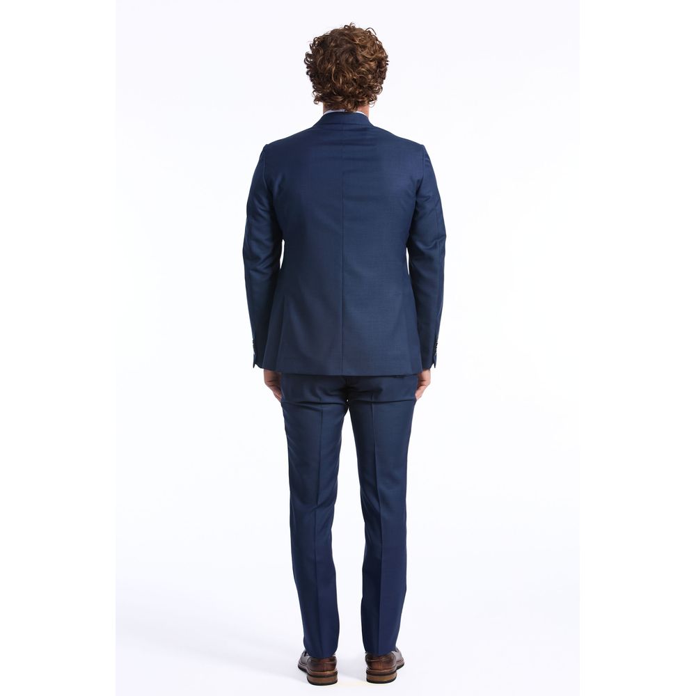 Blauer Wollblazer für Herren
