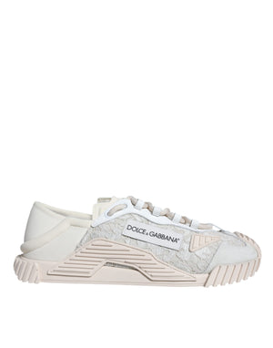 Weiße Spitze NS1 Low Top Sneaker Sportschuhe