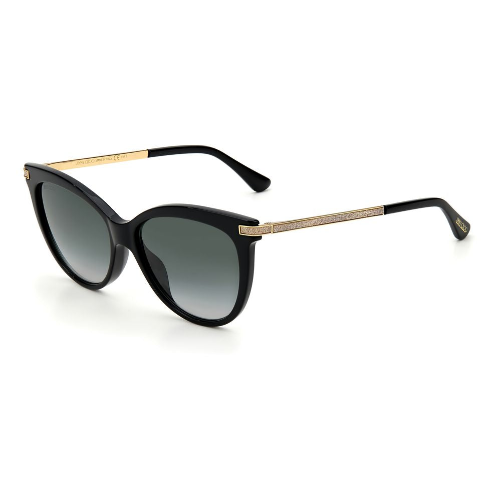 Schwarze Acetat-Sonnenbrille