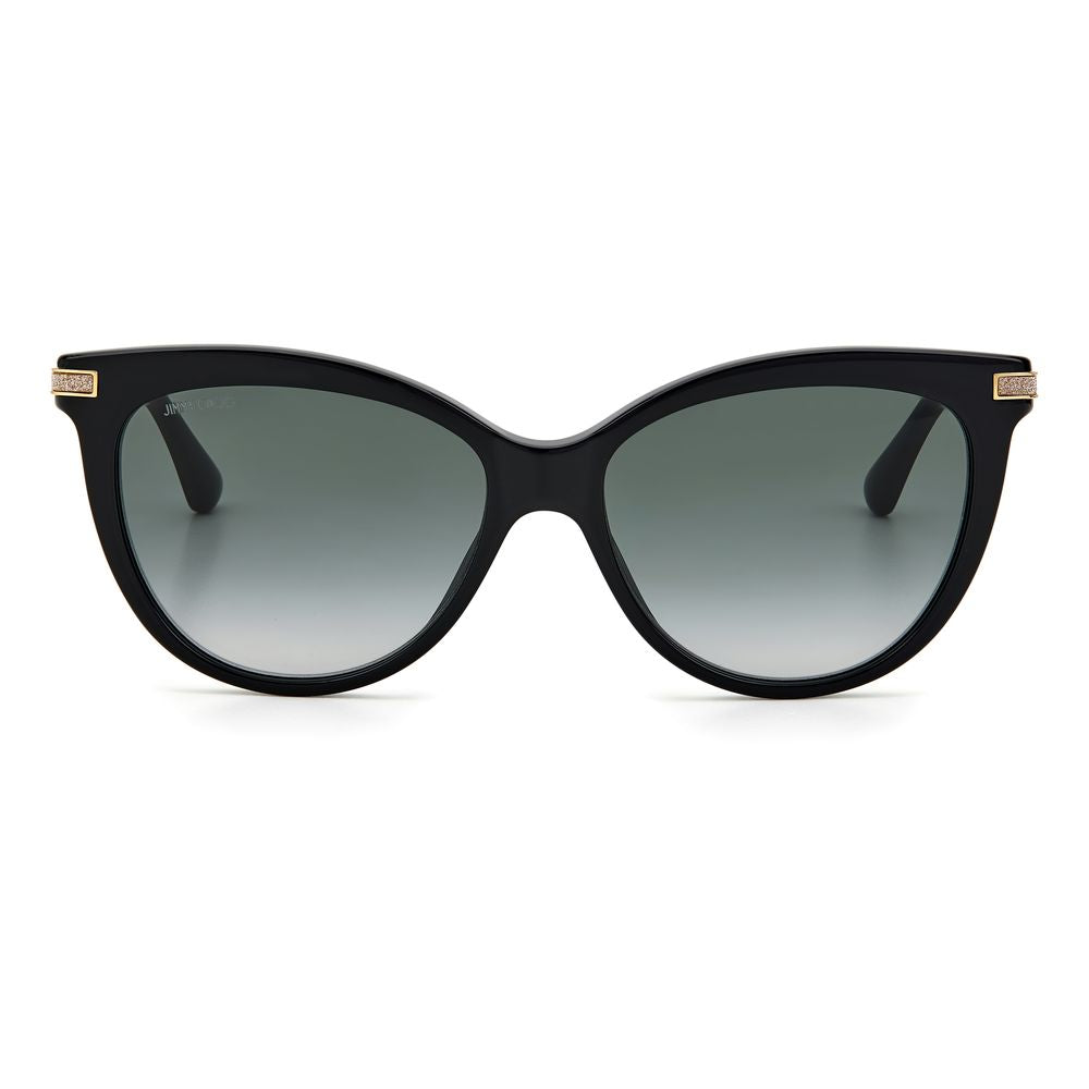 Schwarze Acetat-Sonnenbrille